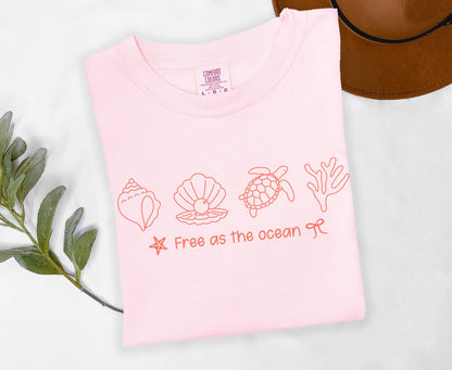 Free As The Ocean Tee