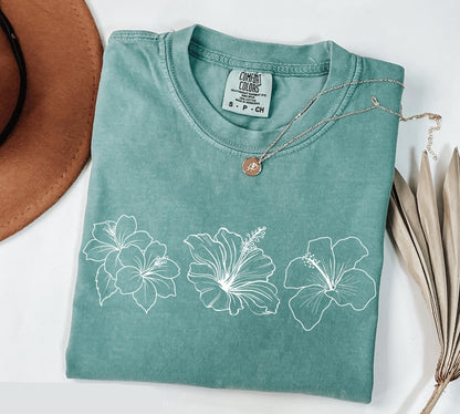 Hibiscus Flower Tee V6