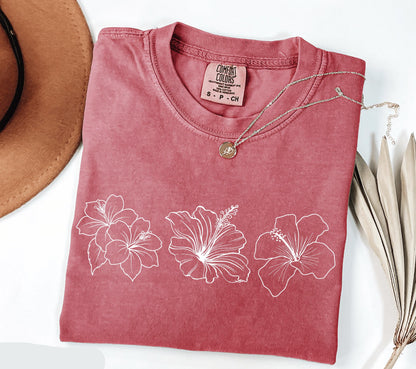 Hibiscus Flower Tee V6