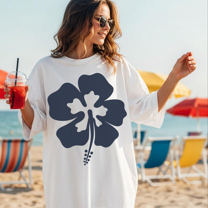 Hibiscus Flower Tee V3