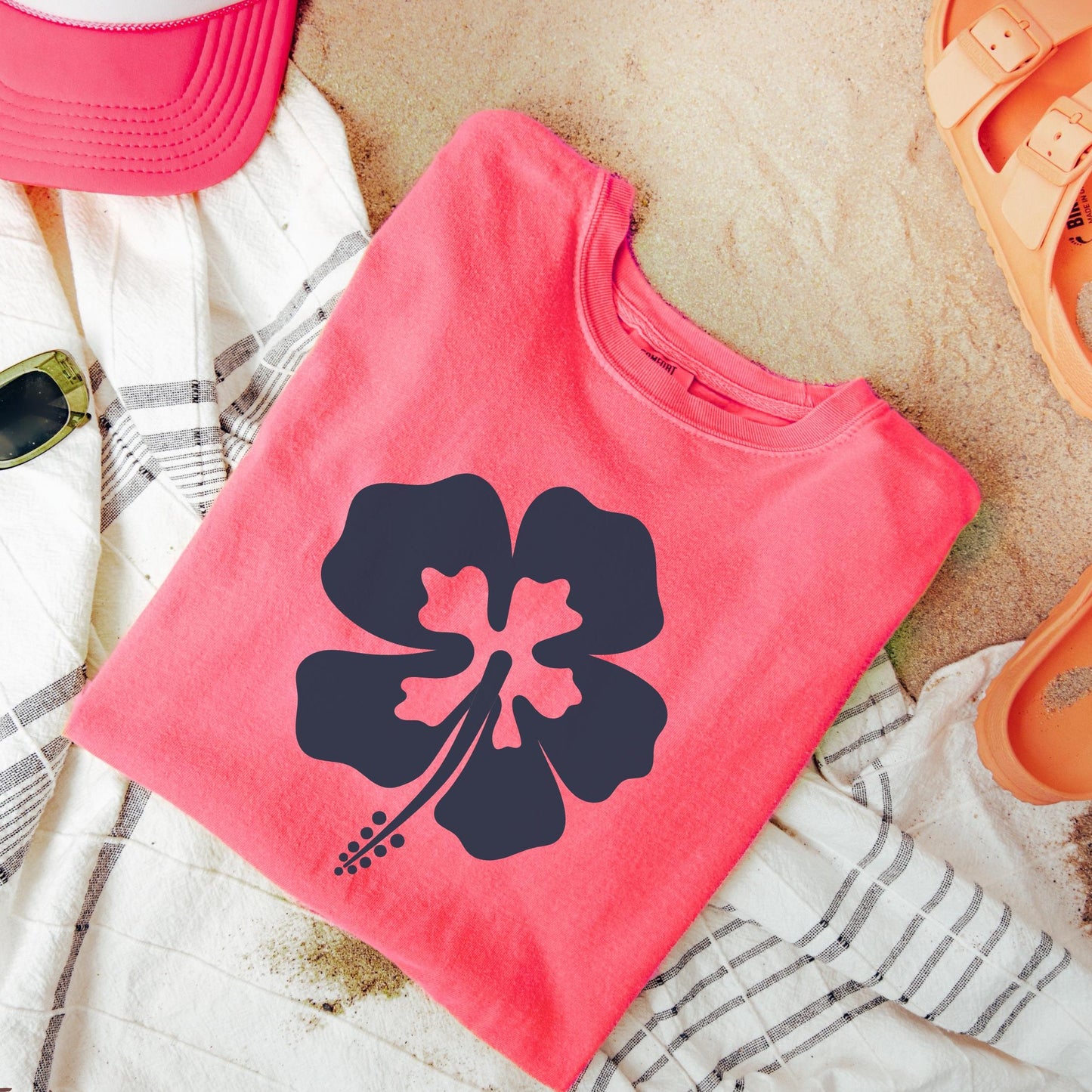 Hibiscus Flower Tee V3