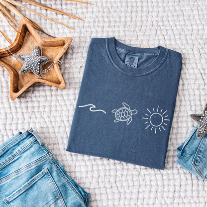 Ocean Turtle T-Shirt New