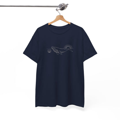 Blue Whale & Shell Graphic T-Shirt