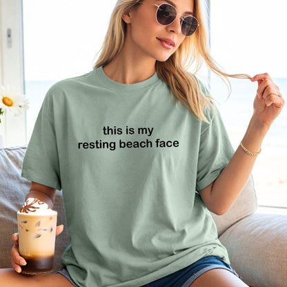 Resting Beach Face Shirt