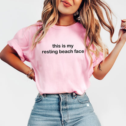 Resting Beach Face Shirt