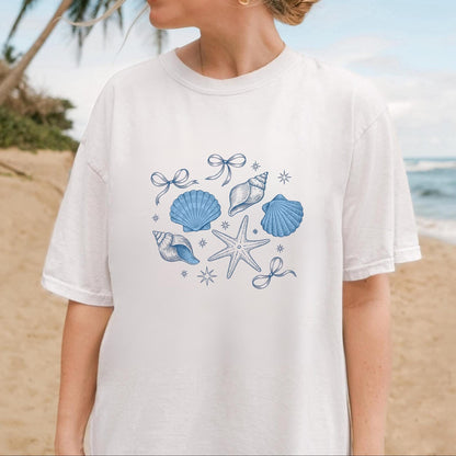 Ocean Shell Ribbon T-Shirt