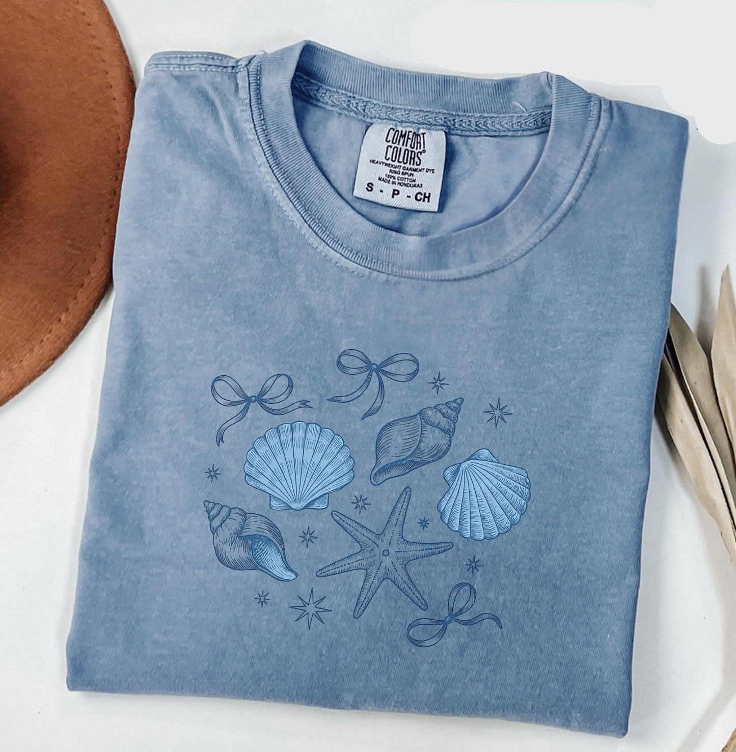 Ocean Shell Ribbon T-Shirt