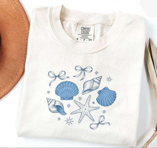 Ocean Shell Ribbon T-Shirt