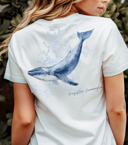 Watercolour Humpback Whale Tee