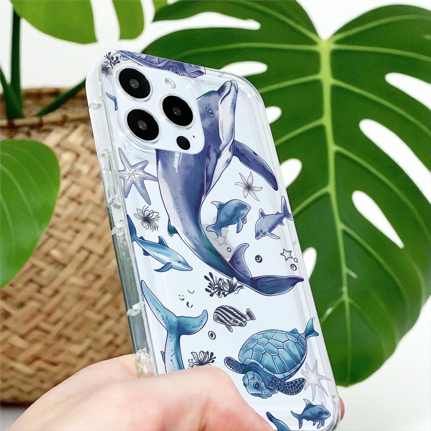 Dolphin Turtle Fish Case V2