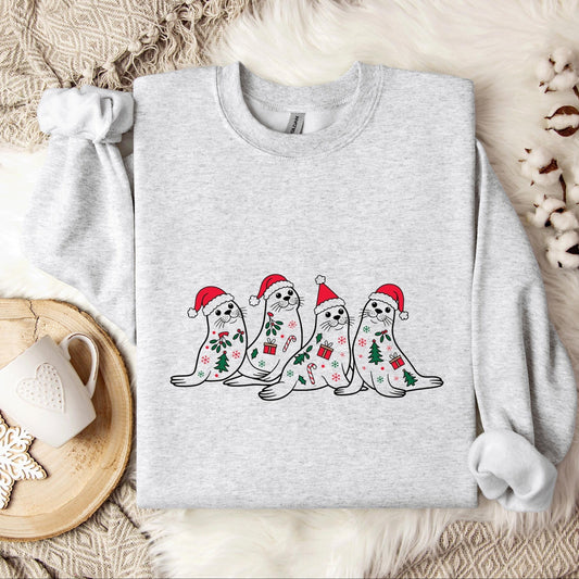 Sea Lion Christmas Jumper