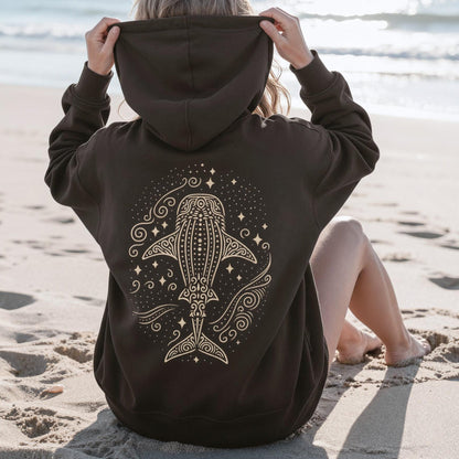 Whale Shark Pattern Hoodie