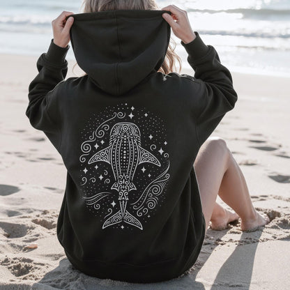Whale Shark Pattern Hoodie