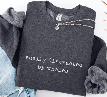 Easily Distracted By Whales Sweater