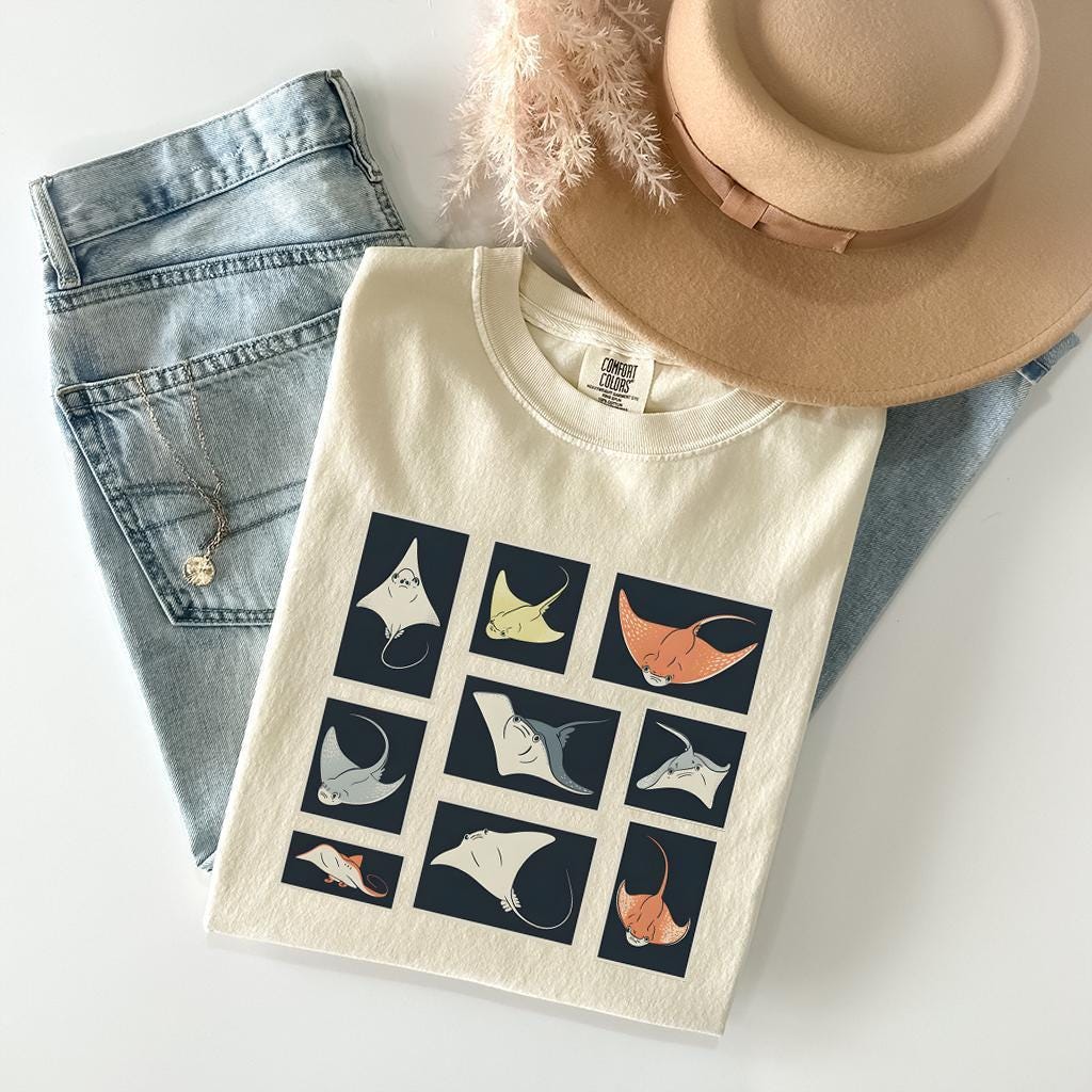 Mantaray Retro T-Shirt