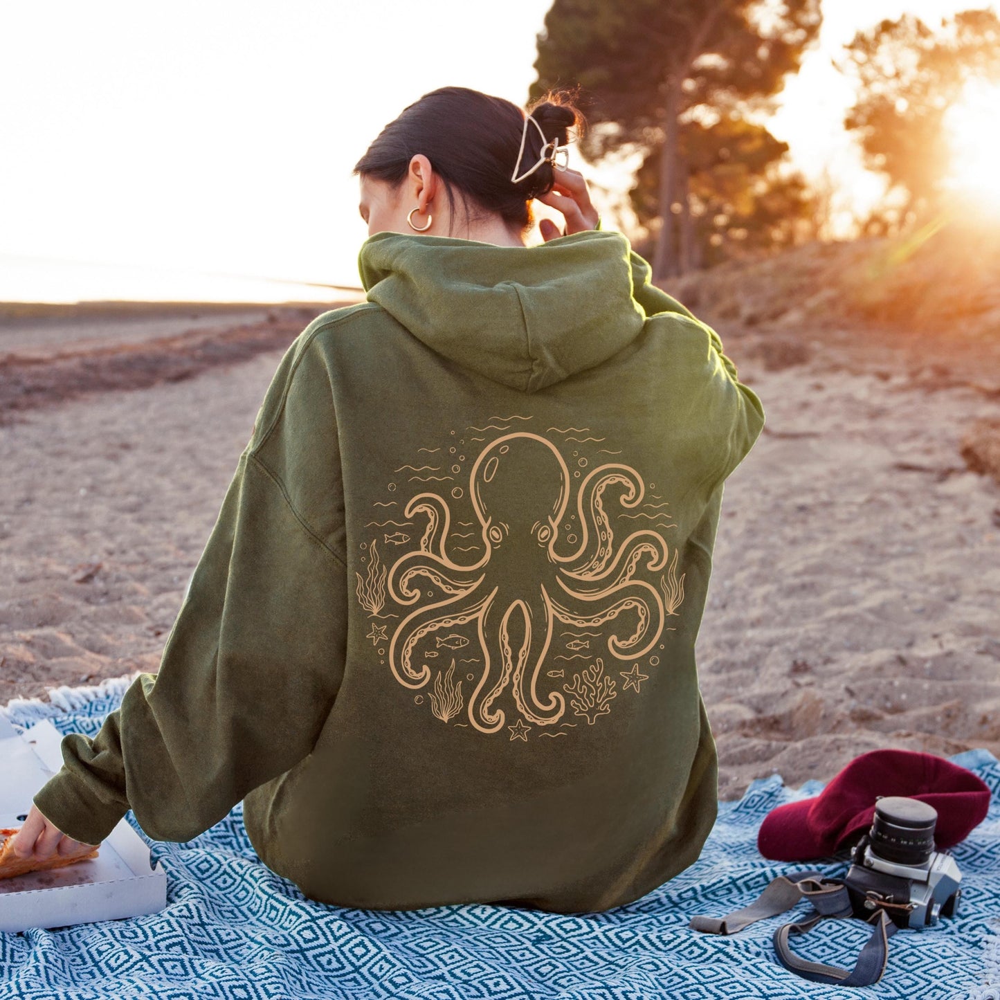 Ocean Octopus Hoodie V5