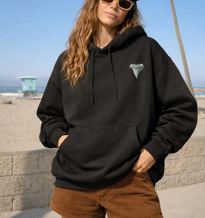 Vintage Look Bull Shark Anatomy Hoodie