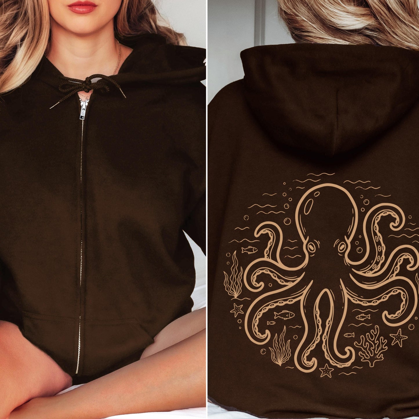 Ocean Octopus Hoodie V5
