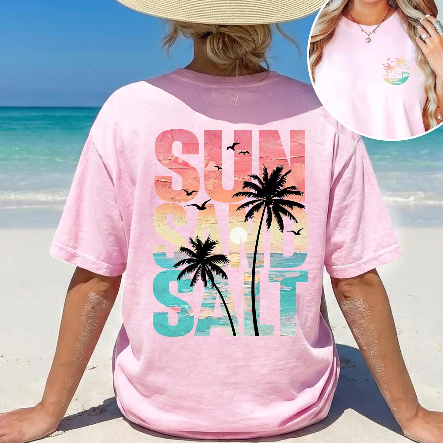 Sun Sand Salt Beach Shirt