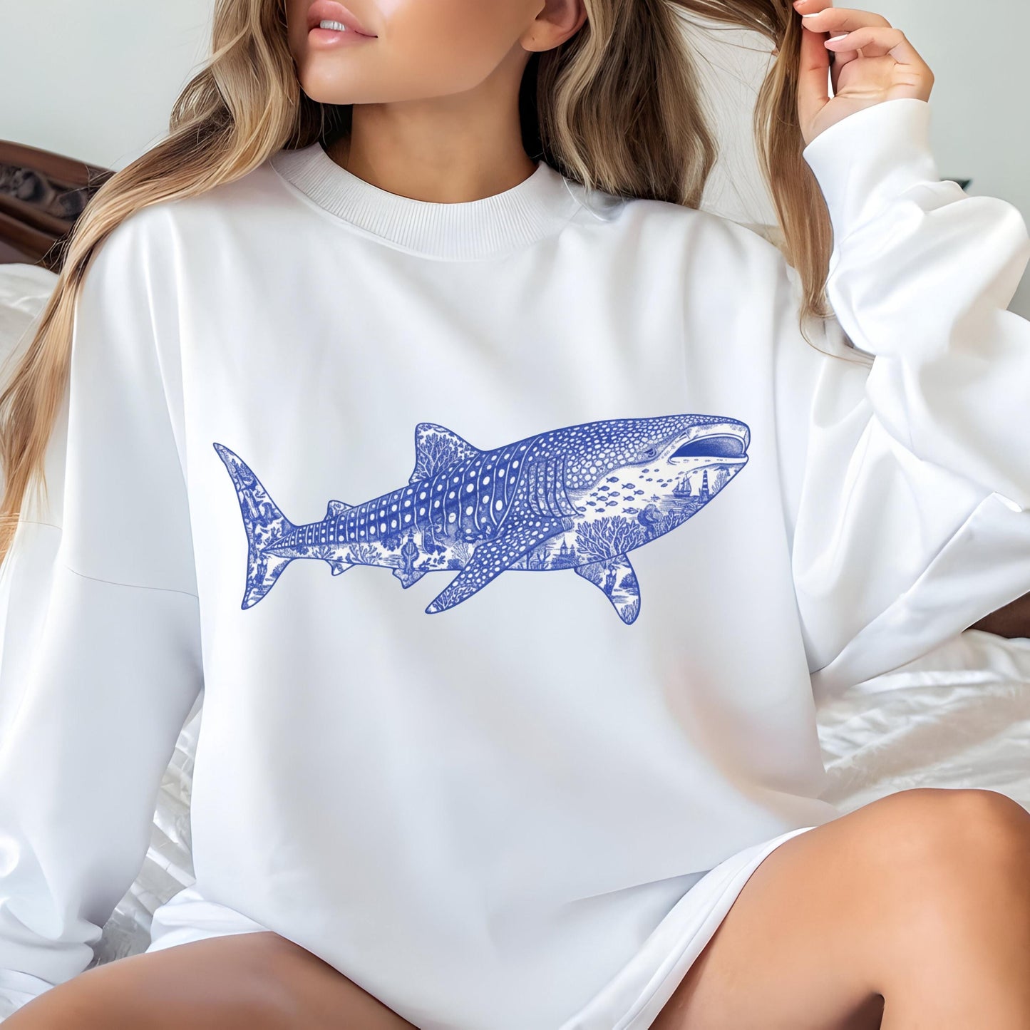 Whale Shark Sweatshirt V7