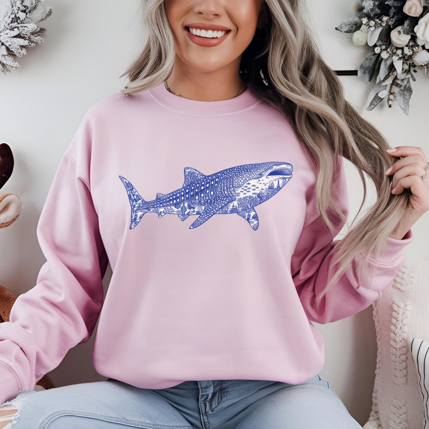 Whale Shark Sweatshirt V7