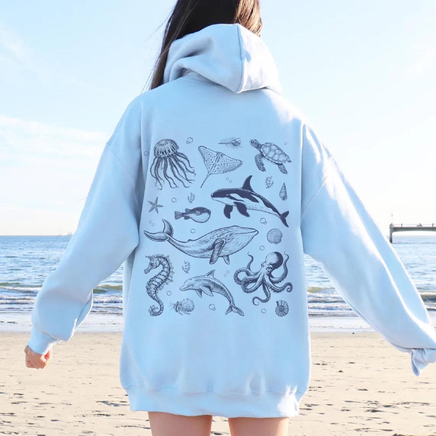 Ocean Animals Hoodie
