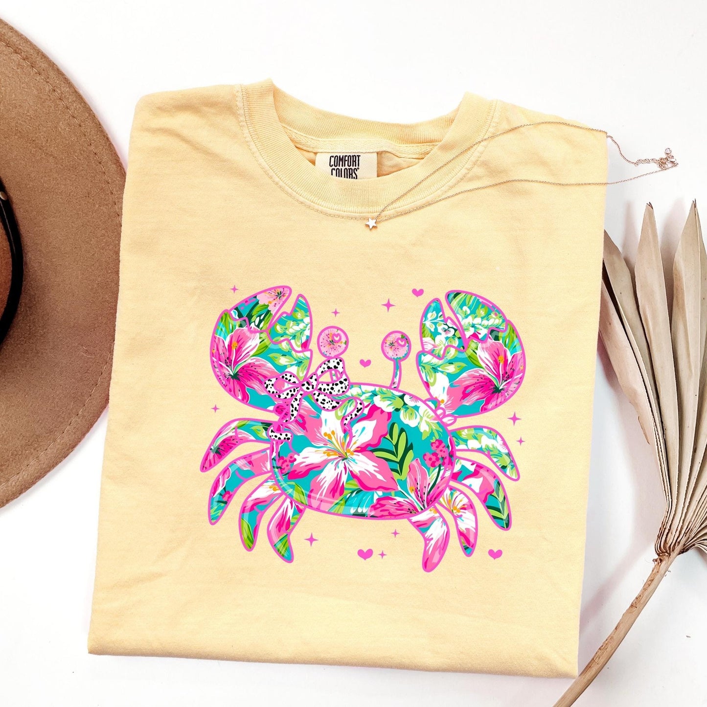 Floral Crab Tee