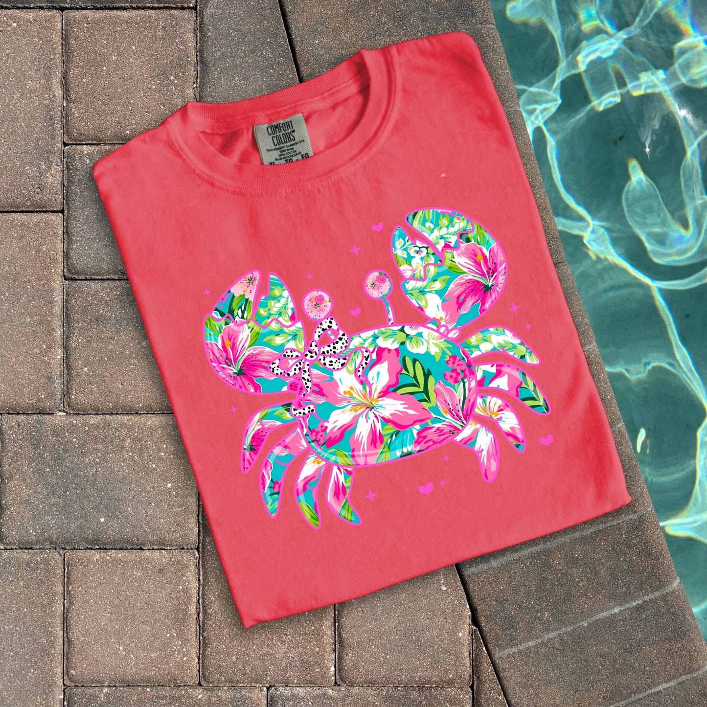 Floral Crab Tee