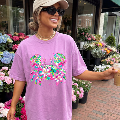Floral Crab Tee