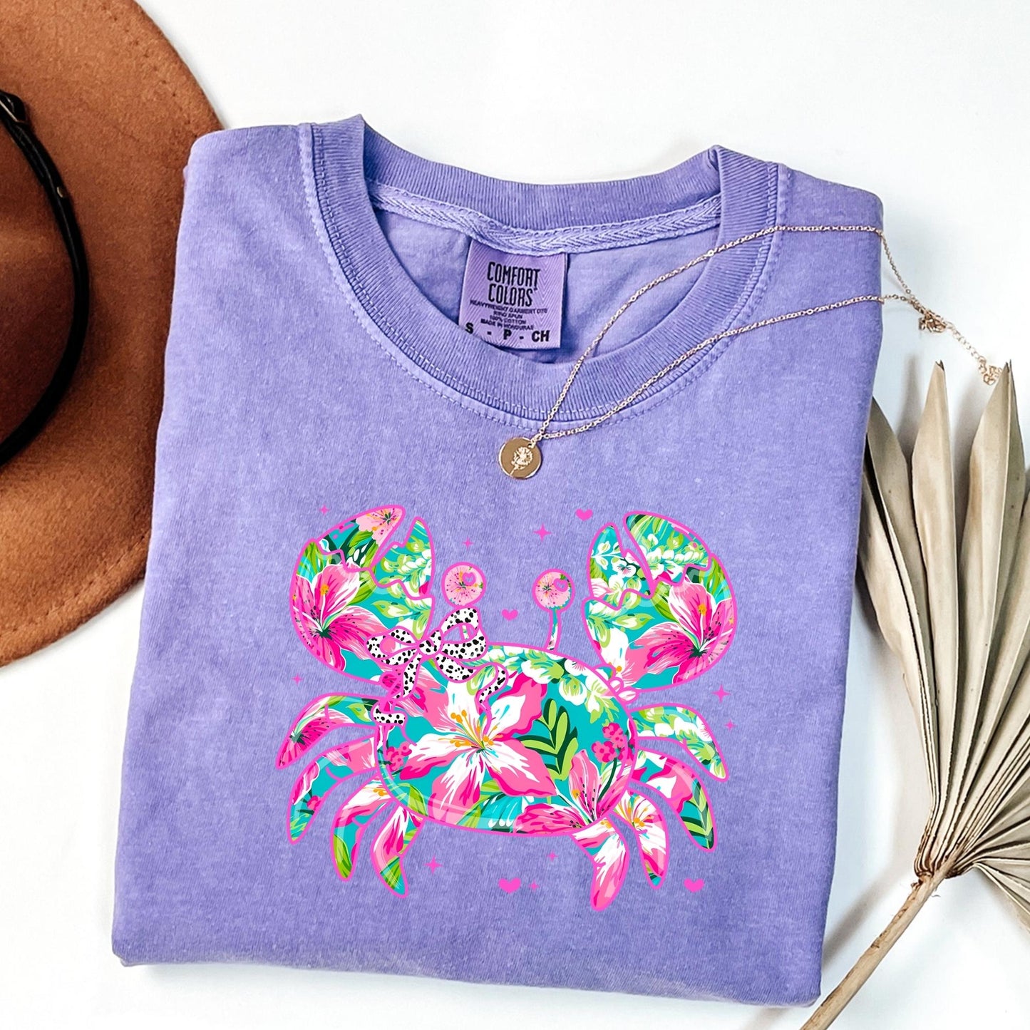 Floral Crab Tee