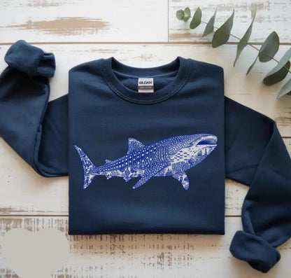 Whale Shark Sweatshirt V7