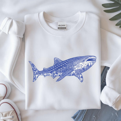 Whale Shark Sweatshirt V7