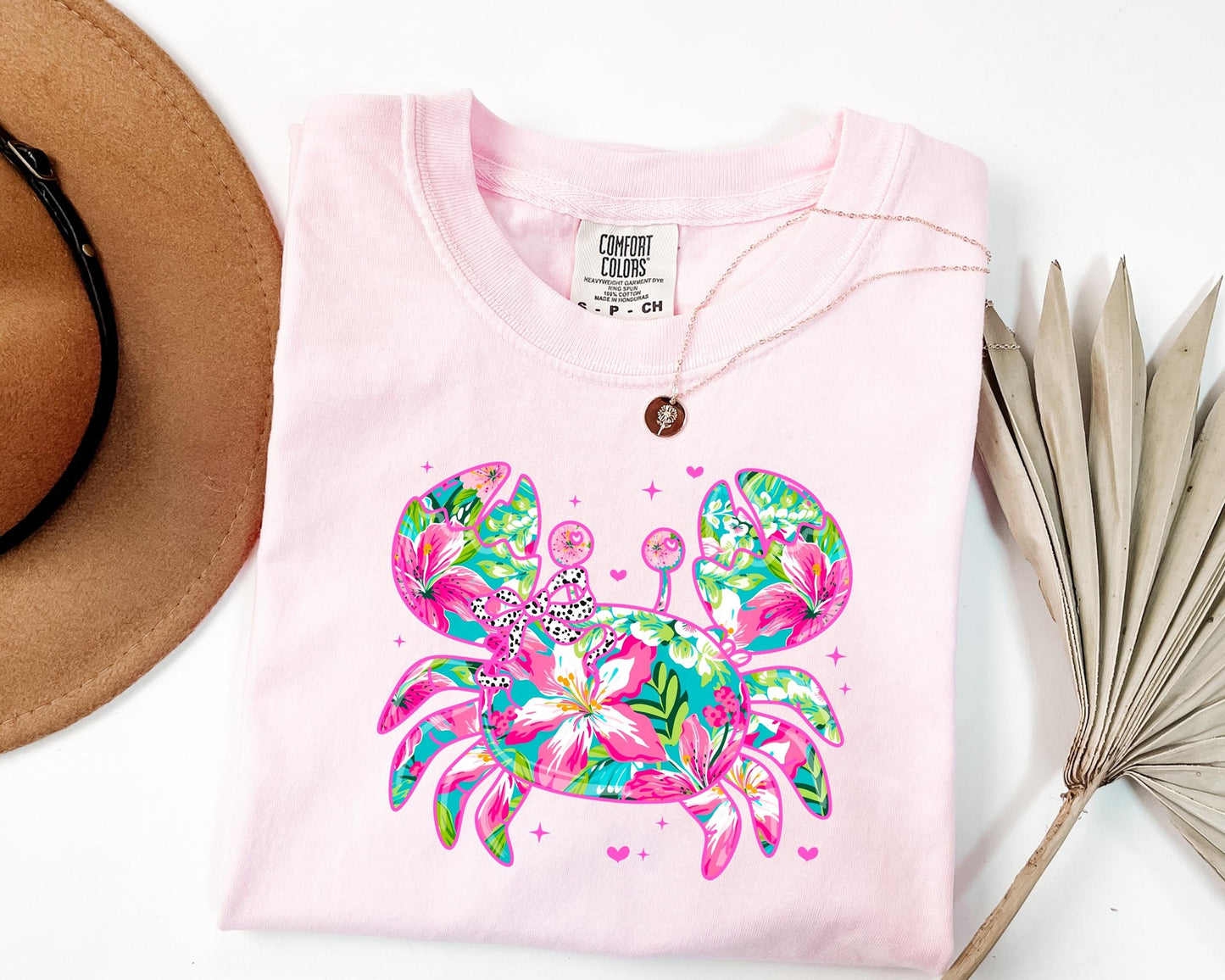 Floral Crab Tee