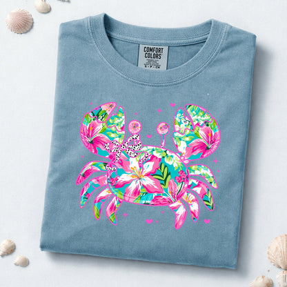 Floral Crab Tee
