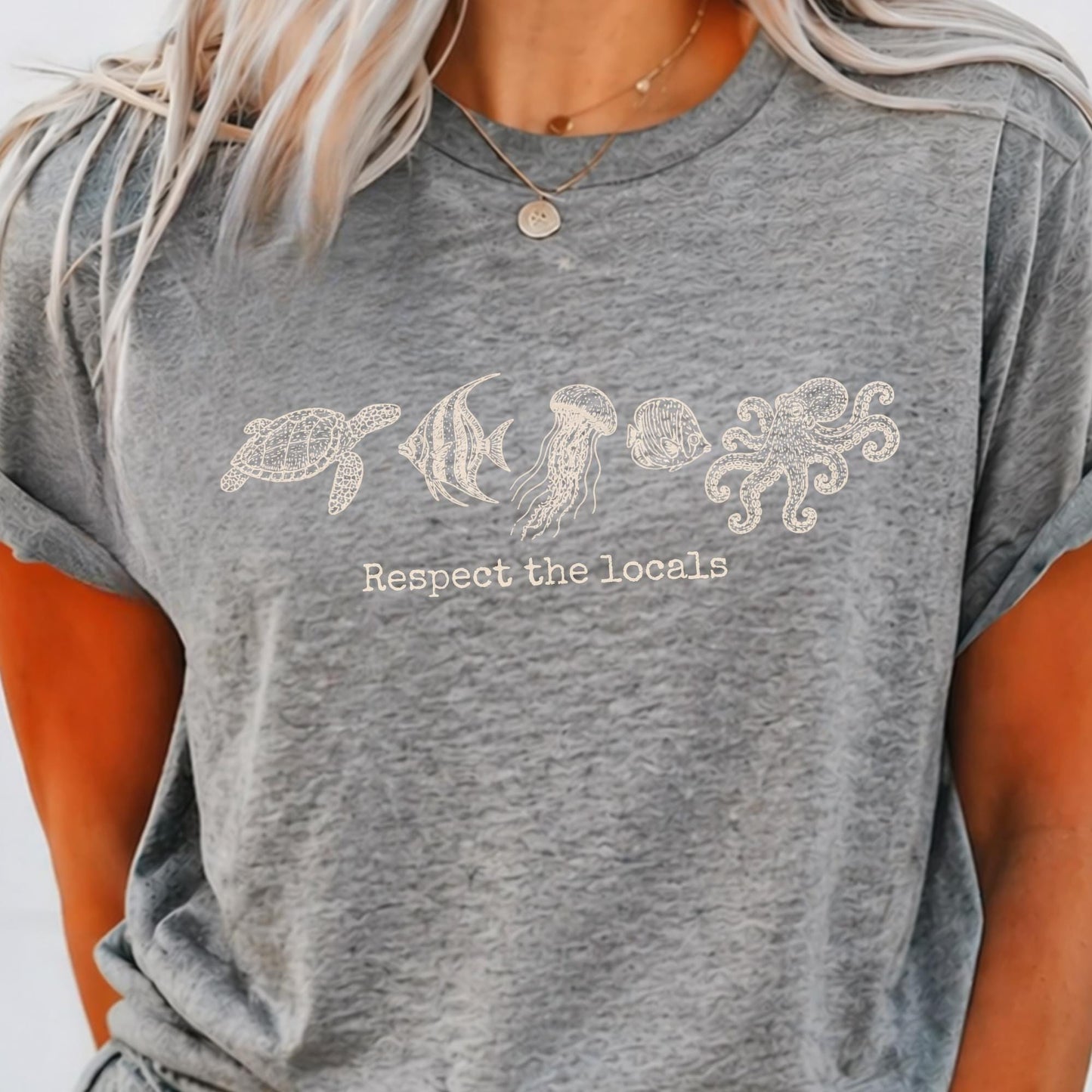 Ocean Life Sea Creatures Tee