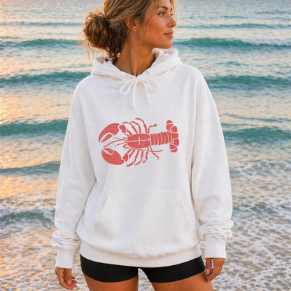 Red Lobster Illustration Hoodie