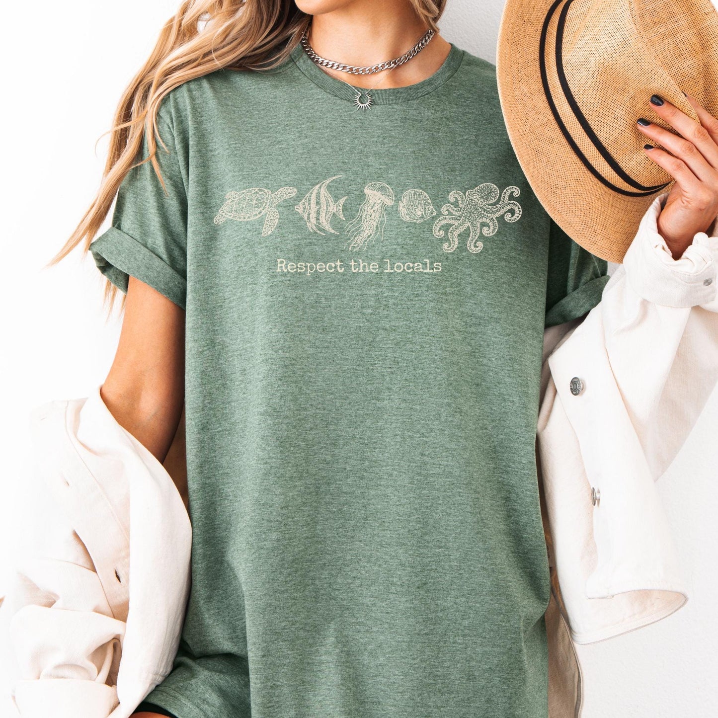 Ocean Life Sea Creatures Tee