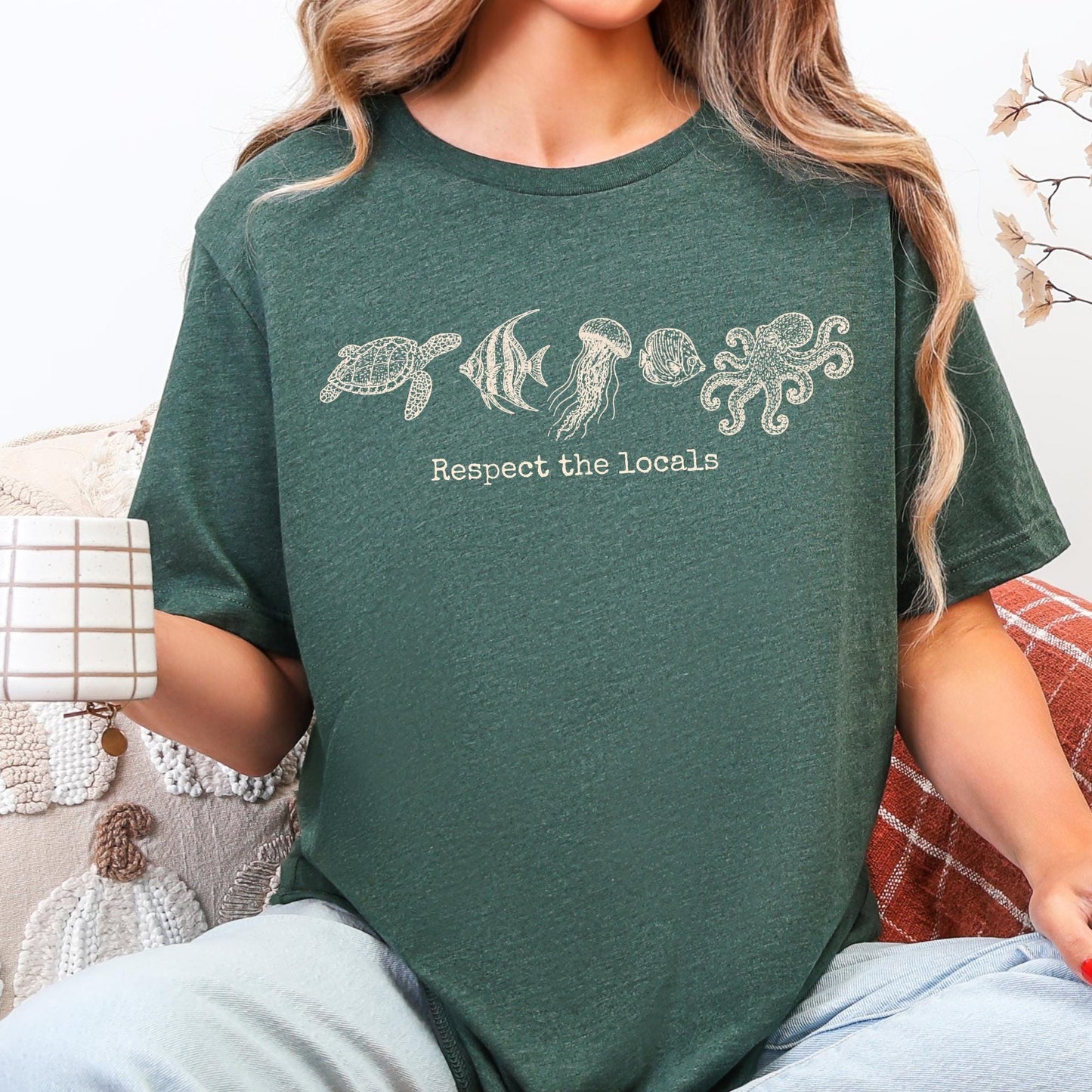 Ocean Life Sea Creatures Tee
