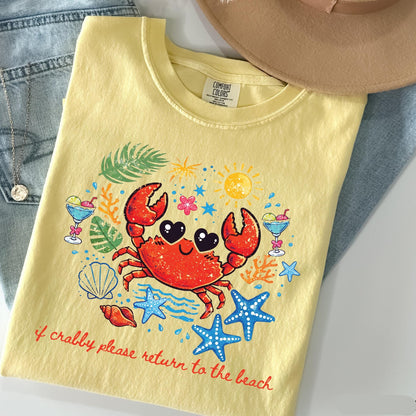 Funny Crab Graphic Shirt