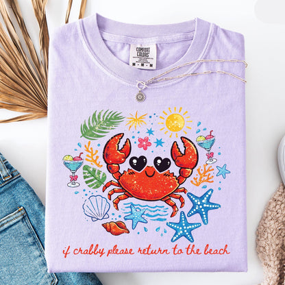 Funny Crab Graphic Shirt