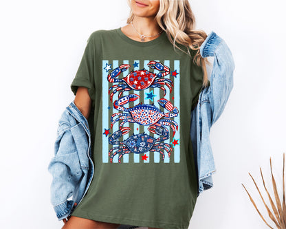 Patriotic Crab Shirt