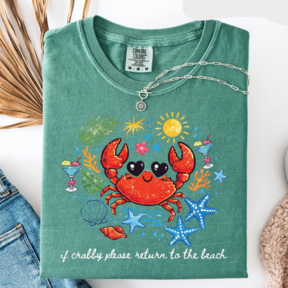 Funny Crab Graphic Shirt