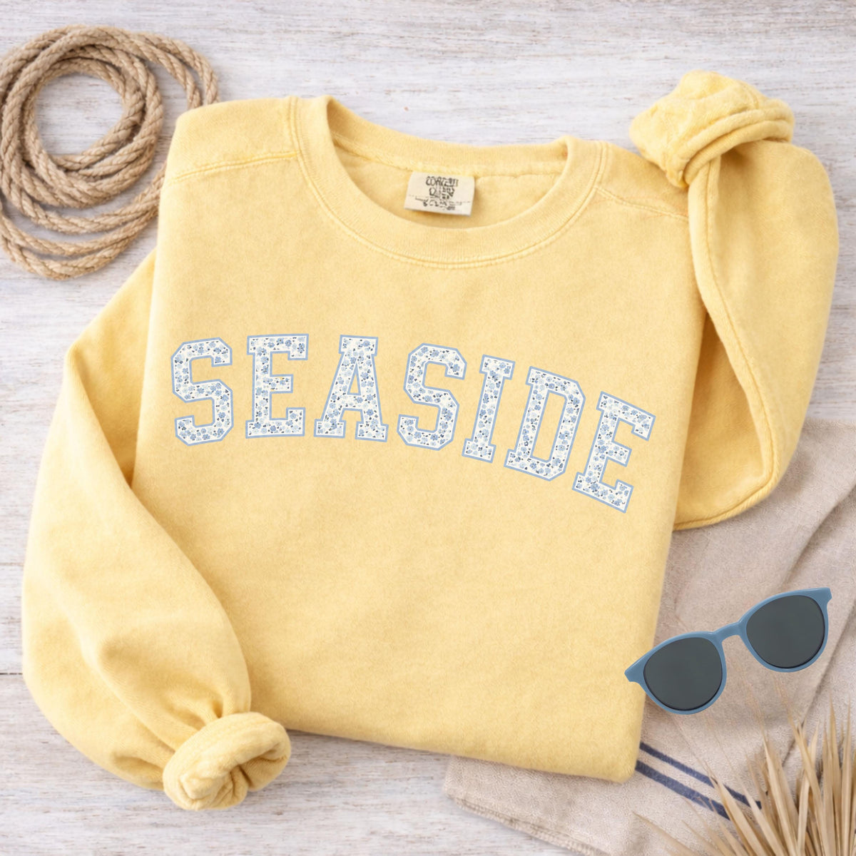 Seaside Floral Sweatshirt