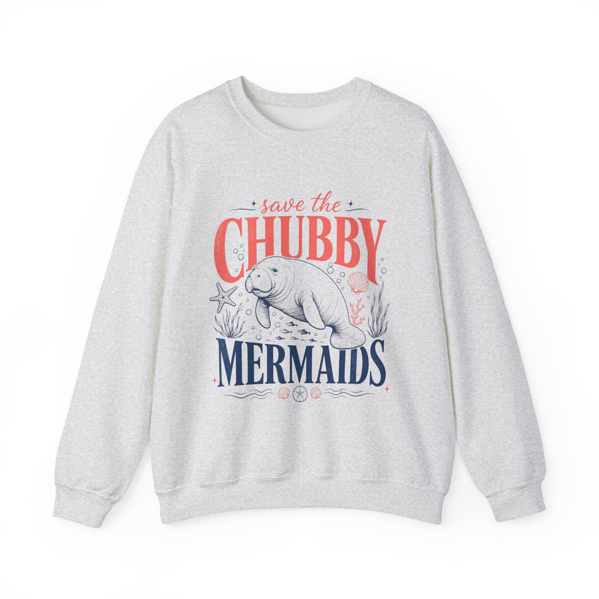 Chubby Mermaids Crewneck Sweatshirt