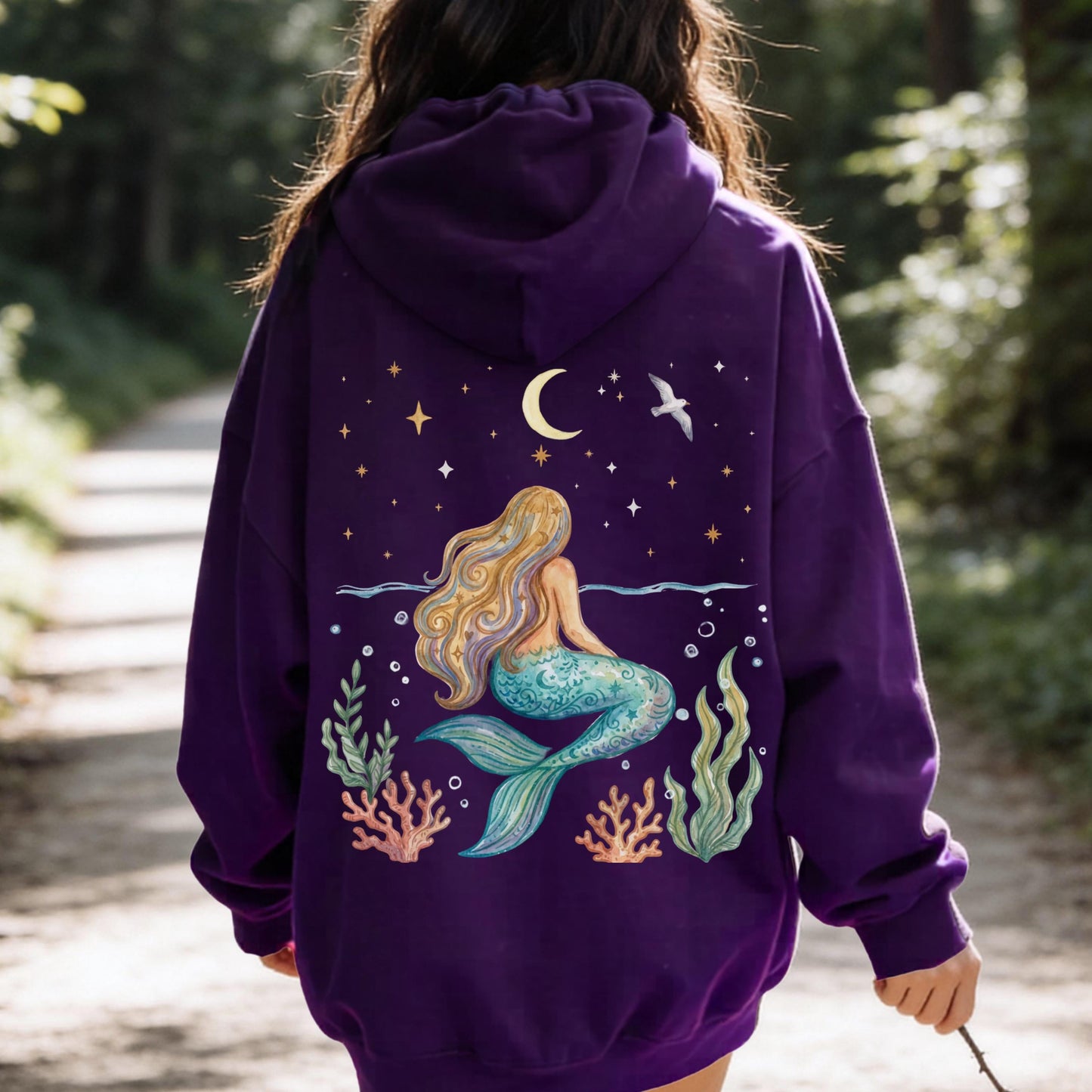 Stargazing Mermaid Hoodie