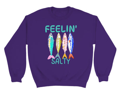 Feelin’ Salty Fish Sweatshirt