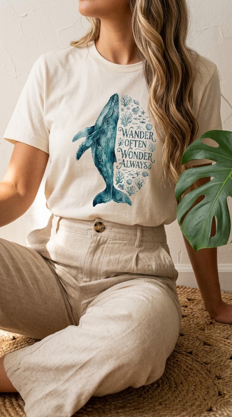 Whale Graphic Tee